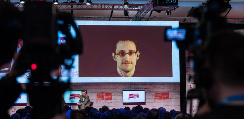 Snowden-Computer im Museum
