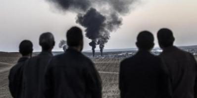 Erster IS-Angriff auf Kobane von Türkei aus