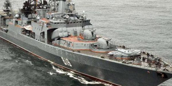 Russische Kriegsschiffe im Ärmelkanal