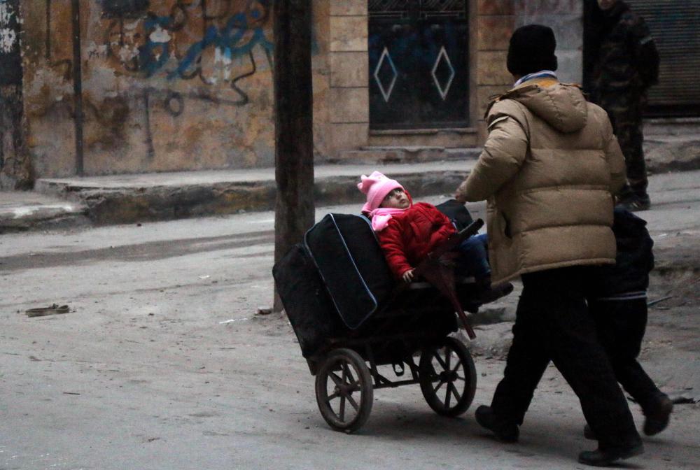 Evakuierung Aleppos beginnt