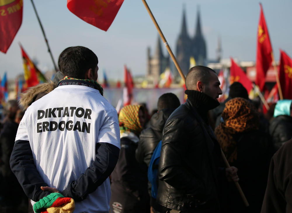 25 000 bei Anti-Erdogan-Demo