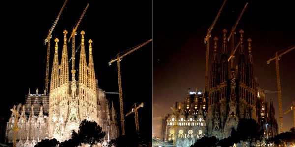Brandstifter legt Feuer in der Sagrada Familia