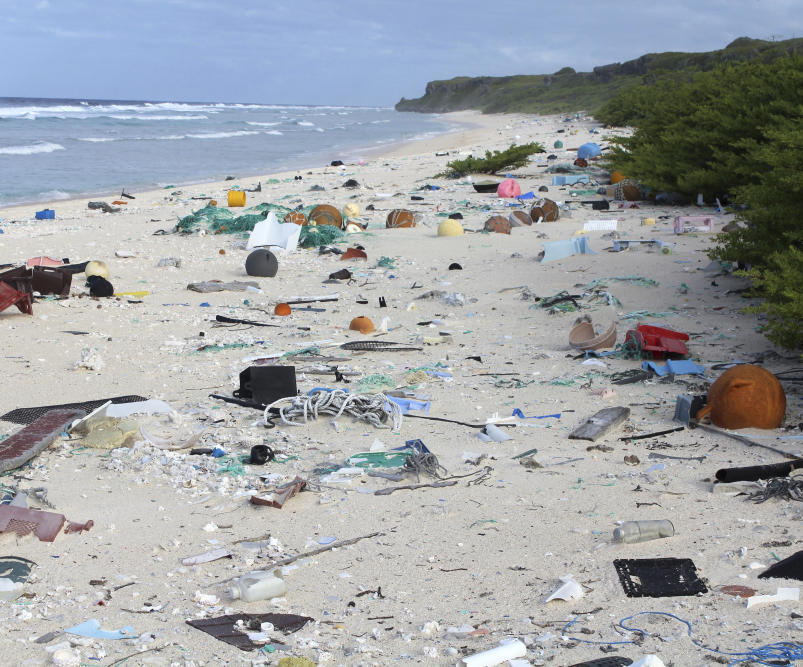 38 Millionen Teile Müll auf einer Insel