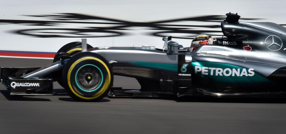 Hamilton Schnellster  vor Rosberg
