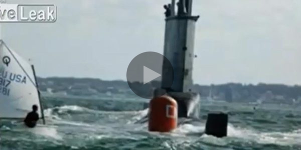 U-Boot stört Segelregatta
