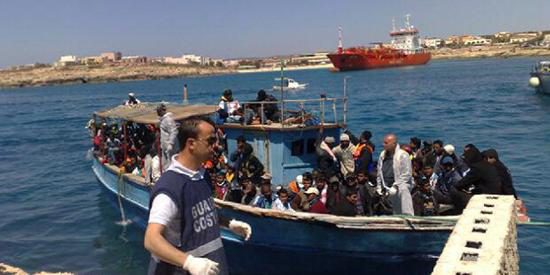1700 Bootsflüchtlinge auf Lampedusa