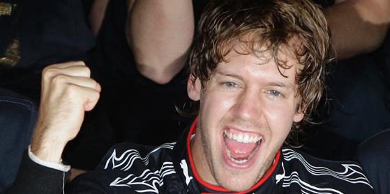 Vettel auch als Gejagter ganz gelassen