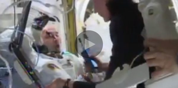 Astronaut fast erstickt