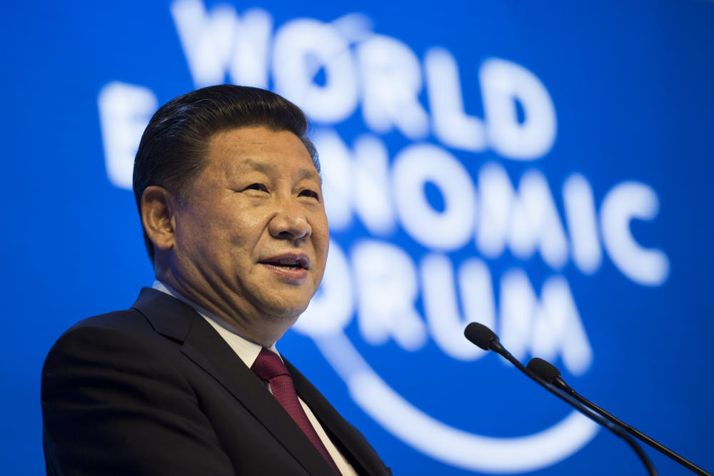 China wirbt in Davos für Freihandel