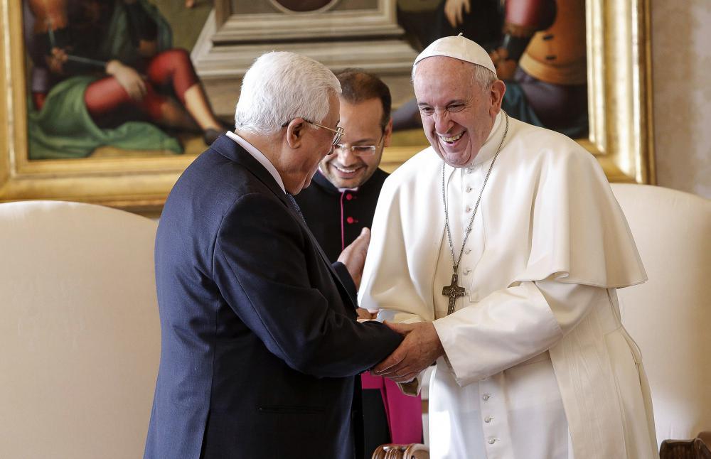 Papst trifft Abbas