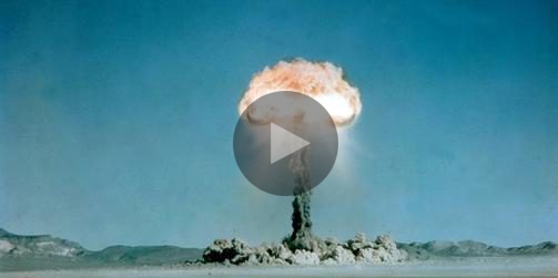 Atombomben-Explosion in Luxemburg