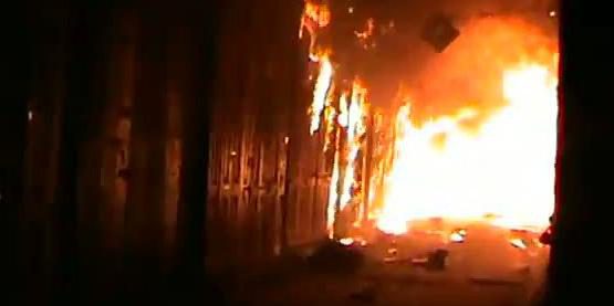 Syrien: Altstadt von Aleppo brennt ab