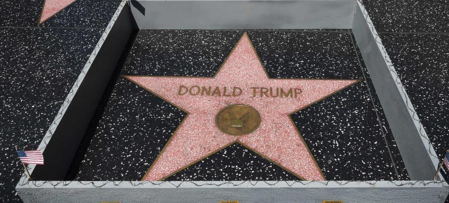 Mauer um Donald Trumps Hollywood-Stern
