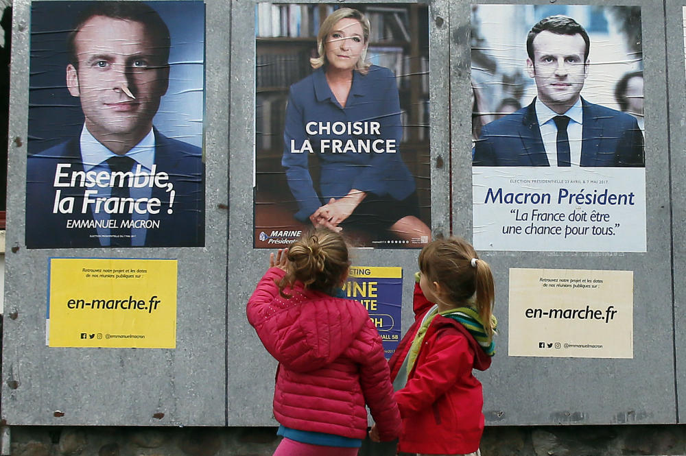 Macron  Favorit im Finale von Frankreichwahl
