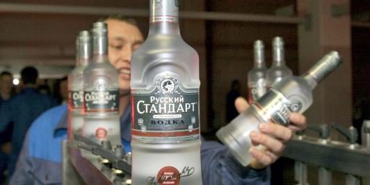 Wodka-Produktion auf historischem Tief