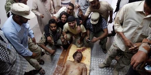 Wie starb Gaddafi?