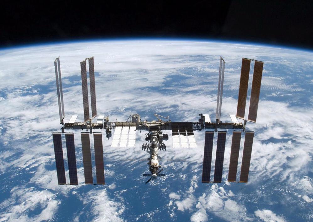 Aufblasbares Wohnmodul an Raumstation ISS