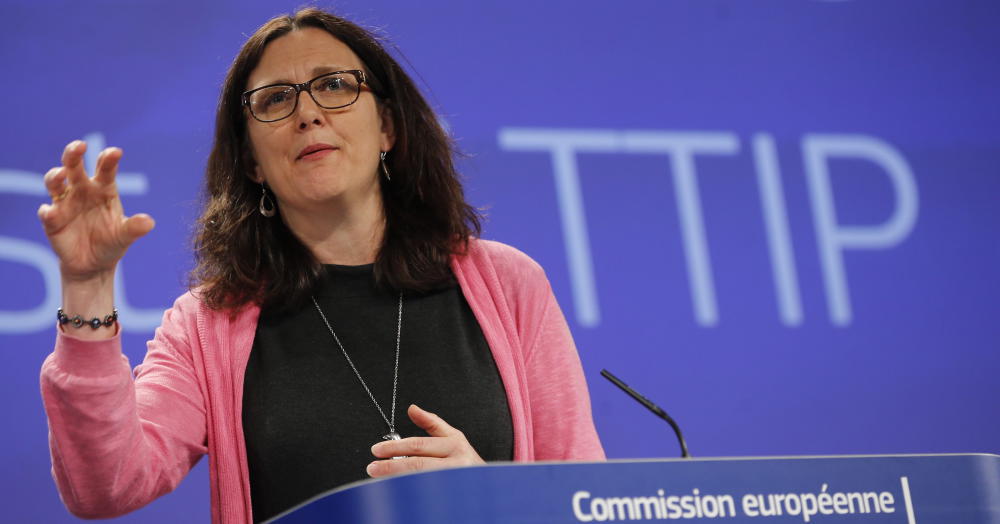 EU-Kommissarin warnt USA vor Handelskrieg