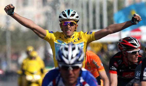 RADSPORT: Alberto Contador war nicht zu schlagen