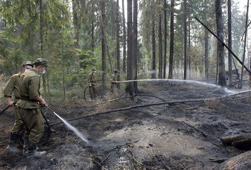 Waldbrände richten in Russland Milliardenschäden an