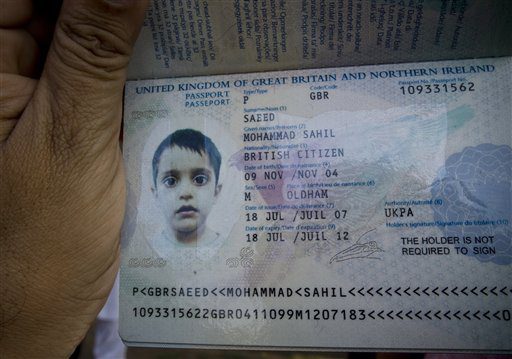 In Pakistan entführtes britisches Kind wieder frei