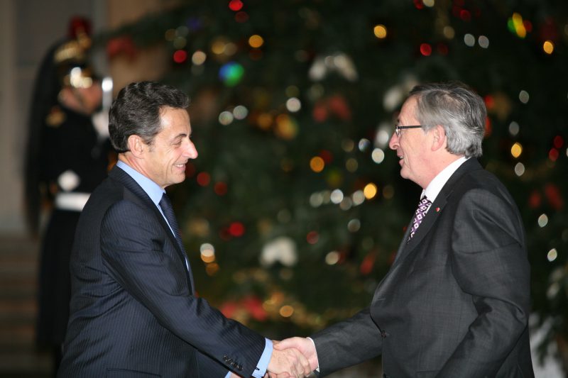 Nicolas Sarkozy auf  Staatsbesuch in Luxemburg