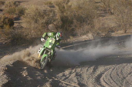 Dakar-2010 - Motos - 13e étape: victoire du Norvégien Pal Ullevalseter