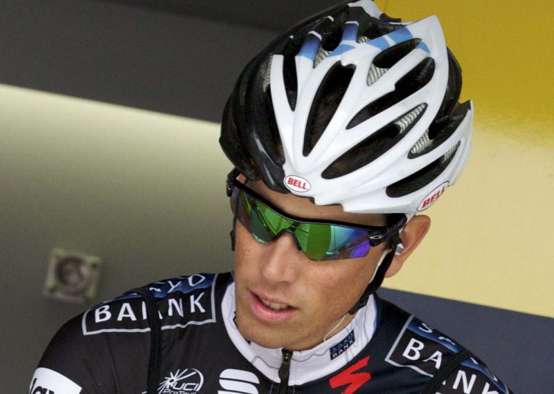 Contador-Training bei Riis