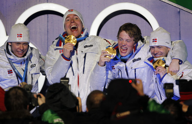 BIATHLON: Olympiasieg für norwegische Männer-Staffel