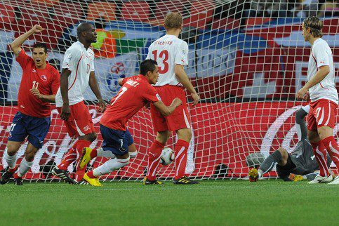 1:0 Schweiz sieht Rot und verliert gegen Chile