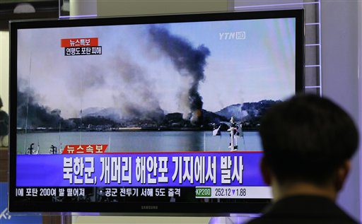 Nordkoreas Artillerie beschießt südkoreanische Insel