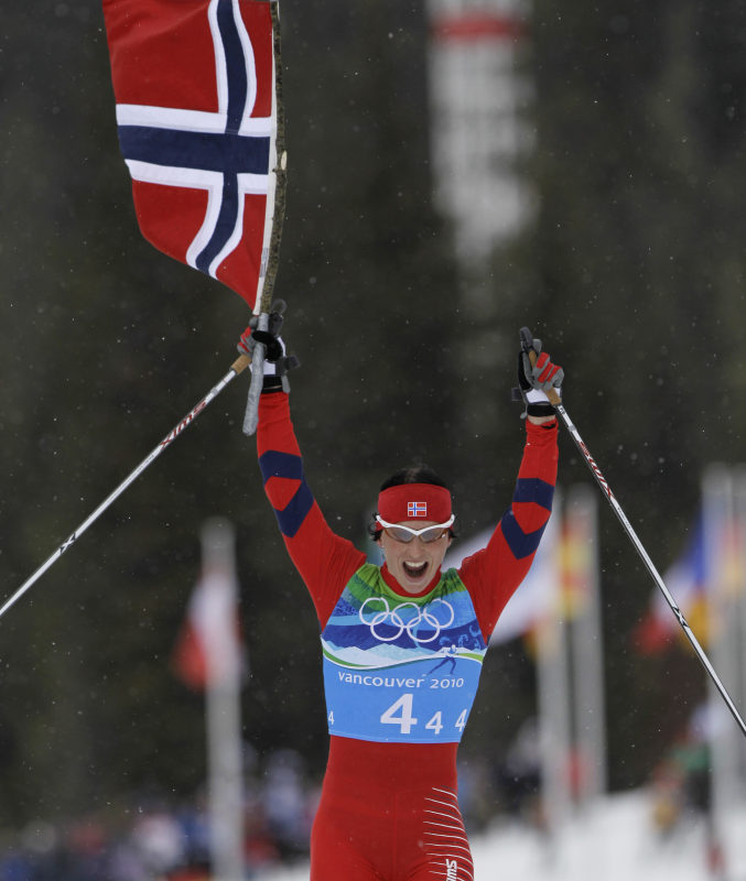 Langlauf-Staffel der Damen: Gold für Norwegen