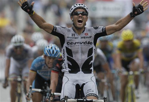 Hushovd vainqueur de la 6ème étape du Tour de France