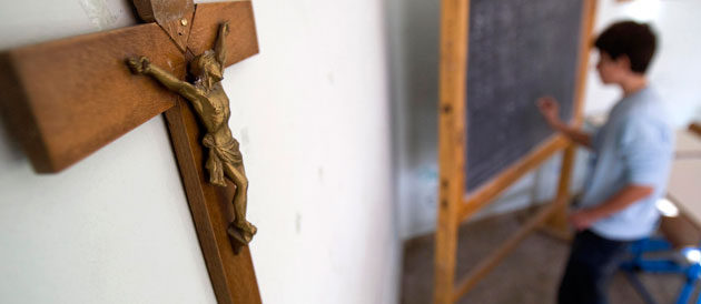 Tollé en Italie après la condamnation pour la présence de crucifix en classe