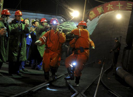 114 chinesische Bergleute aus überschwemmter Mine gerettet