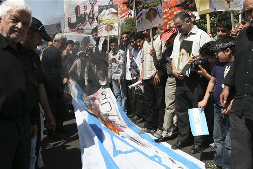 Massenproteste im Iran gegen Nahost-Gespräche