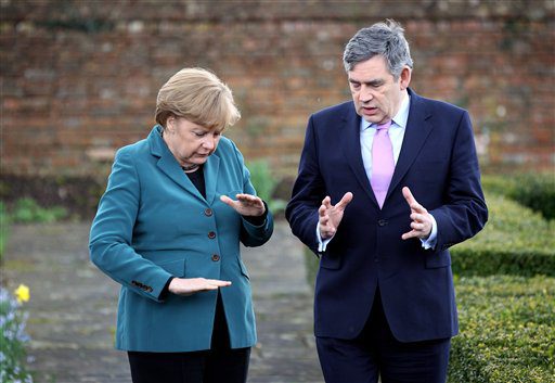 Merkel redet mit Brown über Reform des Finanzsektors