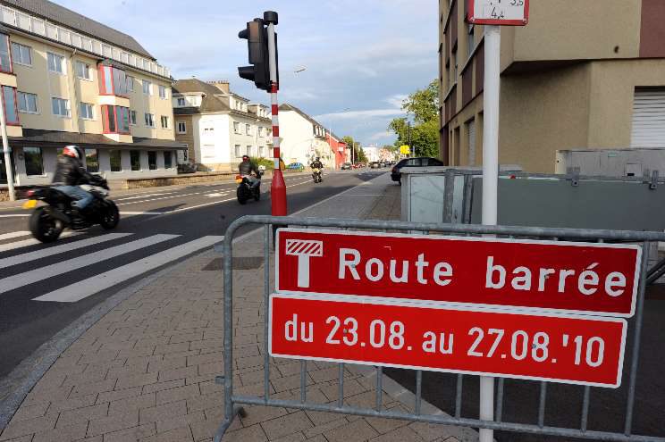 Neuer Straßenbelag: Route d‘Arlon bis Freitag gesperrt